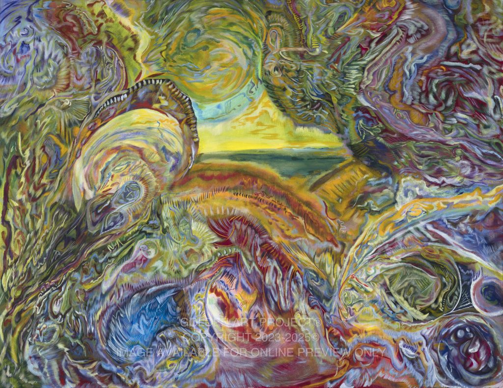 THE MIND OF GOD - 114 cm x 88 cm - Acrylic on canvas